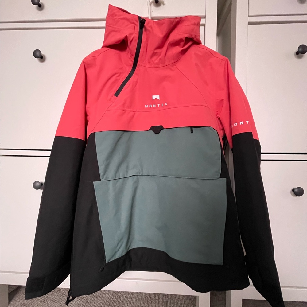 Women’s Montec Dune Pullover Anorak Jacket Ski Jacket -Large L